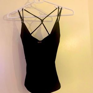 Georgiou studio black tank top